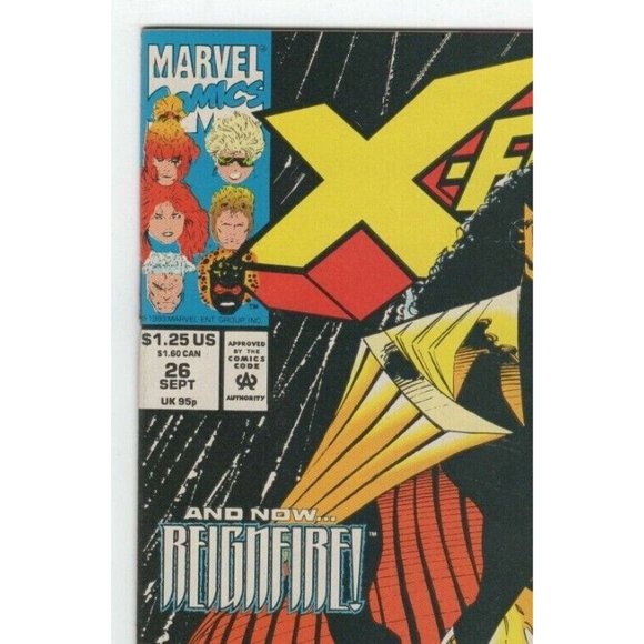 Comic Book Vintage Marvel Comics Sept 26 X-Force & Now Reignfire Direct Edition - Picture 8 of 10